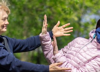 Social distancing but not social isolation for seniors