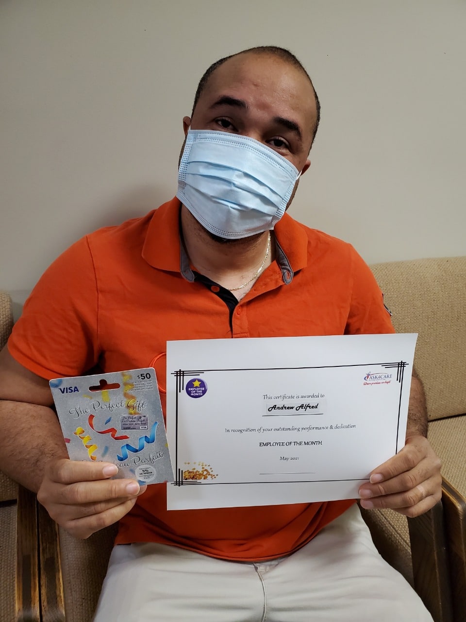 Certificate for Staff